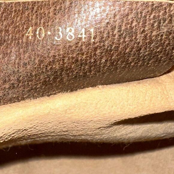 Gucci Beige and Brown Monogram Bag with Red and Green Stripe - Picture 11 of 16